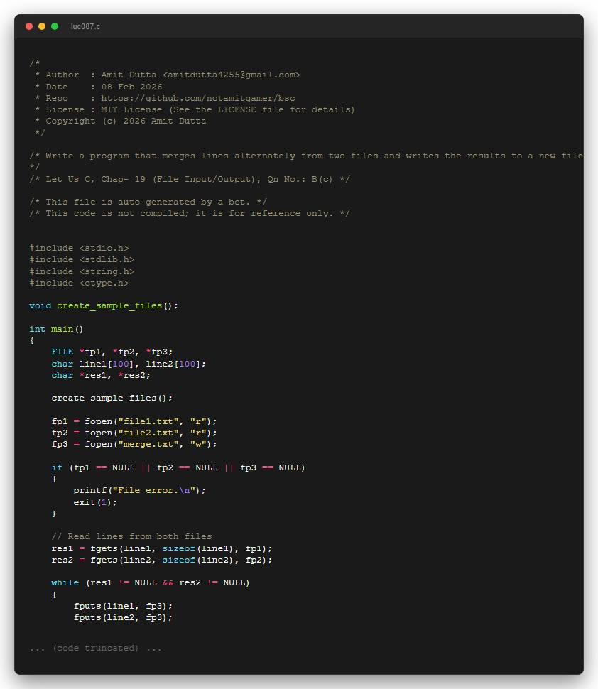 Write a program that merges lines alternately from two files and writes the results to a new file. Handle remaining lines if file sizes differ.